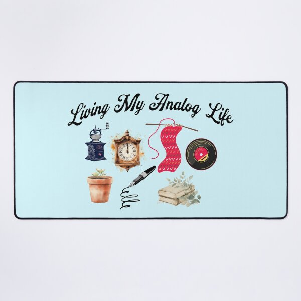 Item preview, Living My Analog Life Vintage Slow Living Retro Lifestyle Design designed and sold by Sachie's Studio.