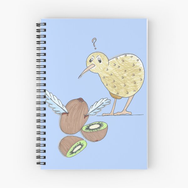 Item preview, Kyle The Kiwi - Hand Drawn Cute Flightless Bird designed and sold by AJPrettyObscene.
