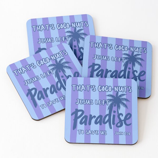 Item preview, That's Coconuts Jesus Love to Save John 316 Tropical Beach Summer Palm Tree designed and sold by Forevermore.