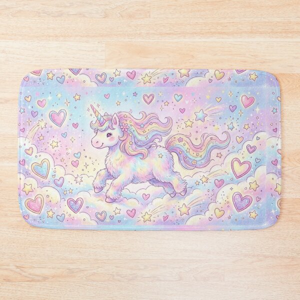 Item preview, Magical Rainbow Unicorn Dream - Cute Whimsical Doodle Art designed and sold by MemoMetaverse.