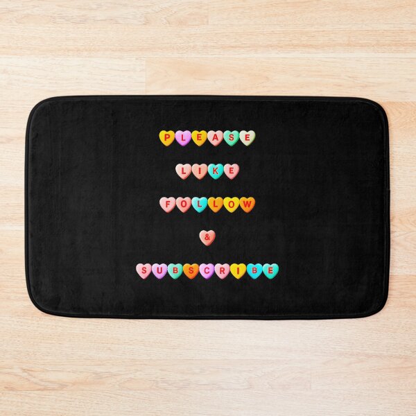 Item preview, ✴️ PLEASE LIKE FOLLOW & SUBSCRIBE COLLECTION ✴️ - ENCHANTED CANDY HEART TEXT designed and sold by WheelieGdArt.