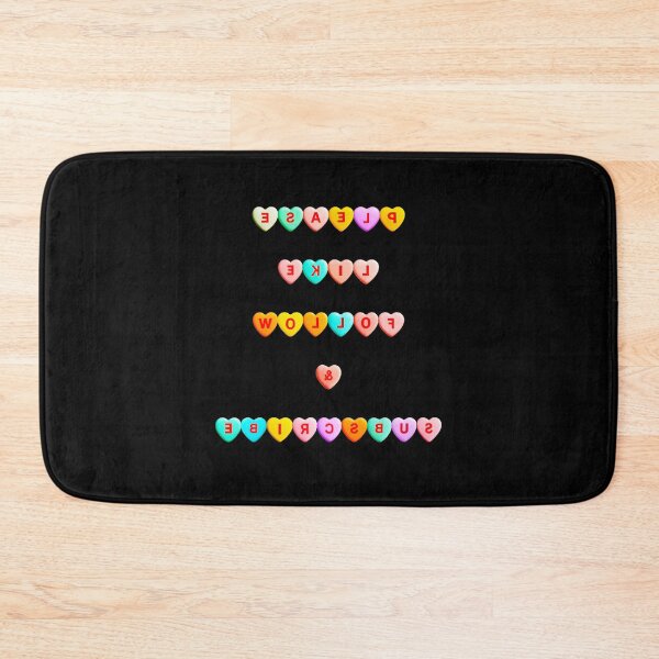 Item preview, ✴️ PLEASE LIKE FOLLOW & SUBSCRIBE COLLECTION ✴️- ENCHANTED CANDY HEART TEXT - Camera Ready (REVERSED) Darling Edition designed and sold by WheelieGdArt.