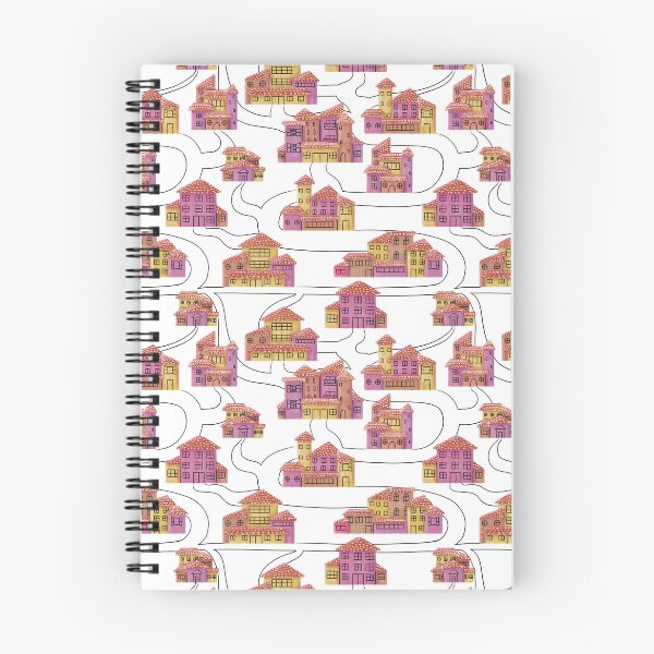 Aperçu de l'œuvre Motifs de petites maisons mignonnes créée et vendue par LoreleiArts.