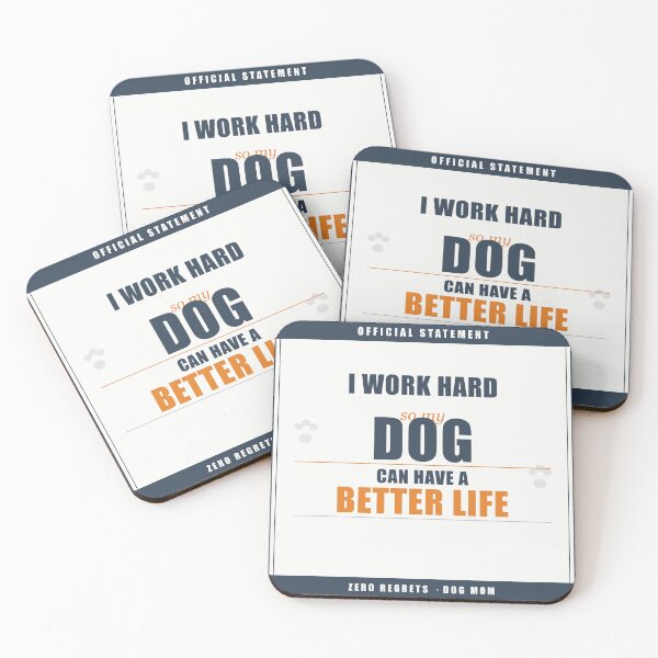 Item preview, Work Hard So My Dog Can Have A Better Life Funny Dog Mom Shirt Gift designed and sold by Urbancraftup.