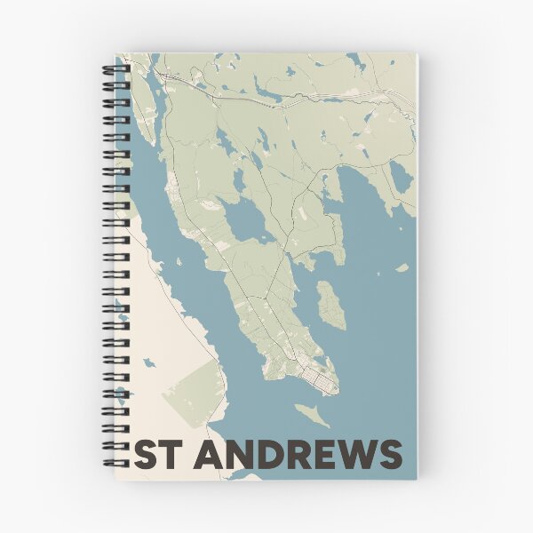 Item preview, St Andrews Map designed and sold by MapsNerd.