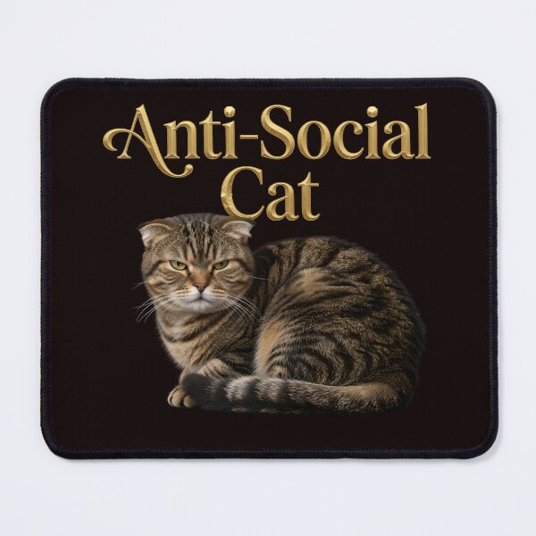 Artikelvorschau, Tabby Anti-Social Cat entworfen und verkauft von ParadoxParadox.