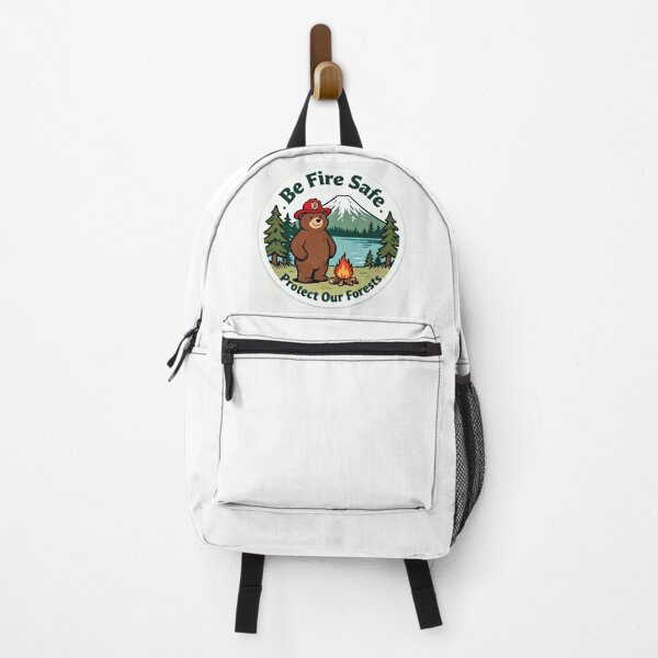 Item preview, Be Fire Safe – Protect Our Forests Sticker designed and sold by Lorray55.