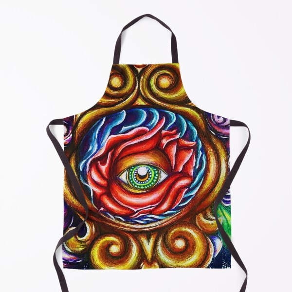 Item preview, Eye Rose Vintage Mirror designed and sold by BlissfulBamboo.