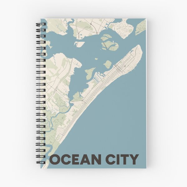 Item preview, Mapa de Ocean City designed and sold by MapsNerd.