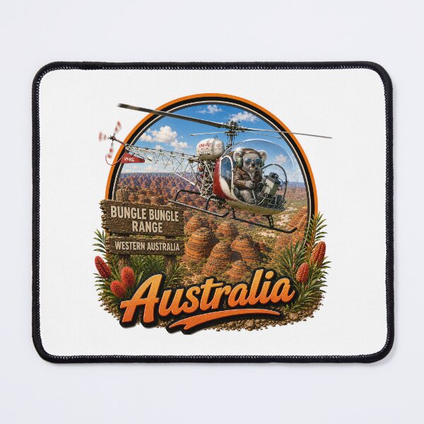 Item preview, The Great Aussie Helicopter Adventure designed and sold by Holiday-Hunter.