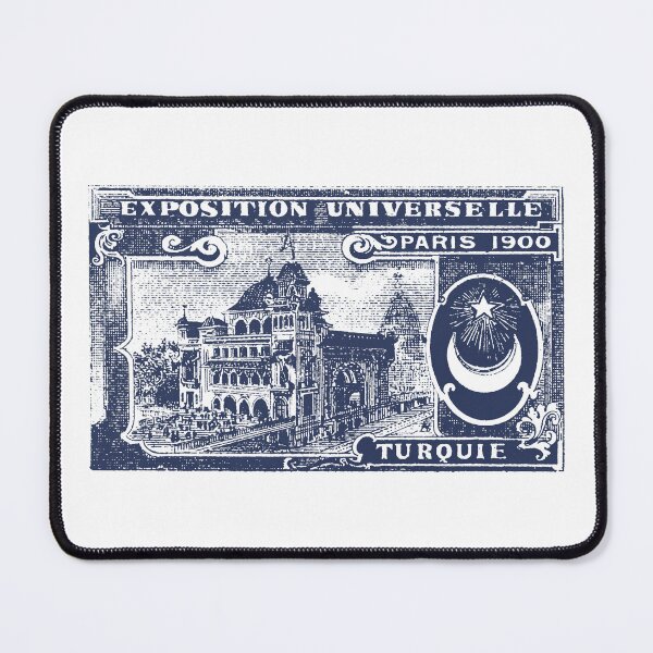 Item preview, Vintage Paris Exposition 1900 Stamp Art - Antique Art Nouveau Turkey Illustration designed and sold by By Jonh.