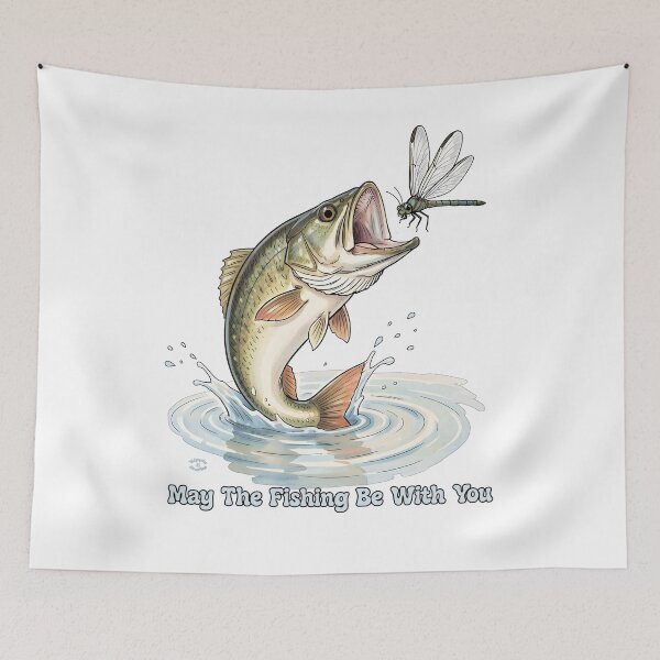 Item preview, May The Fishing Be With You by Orikall designed and sold by HippieWorks.