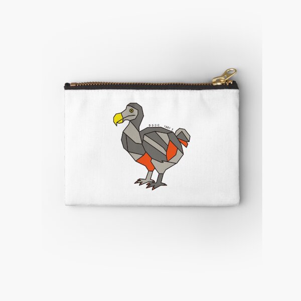 Item preview, Geometric Dodo Bird - Red-Orange Accent designed and sold by AnimalsKnowAll.
