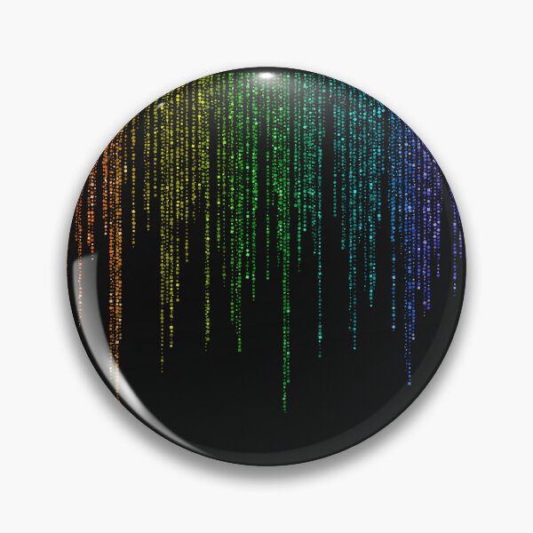 Item preview, Rainbow Glitter Rain Cascading Strands Pattern designed and sold by SolutionsArt.