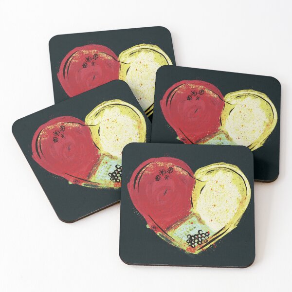 Item preview, Retro Abstract Heart Love Valentine designed and sold by The Groove Garden.