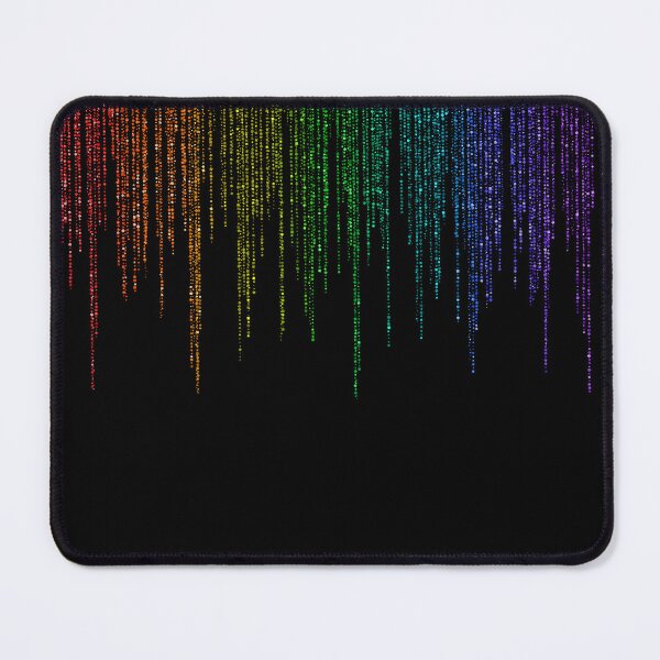 Item preview, Rainbow Glitter Rain Cascading Strands Pattern designed and sold by SolutionsArt.