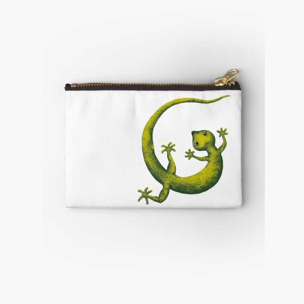 Item preview, Cute Gecko Sticker | Little Green Friend Serotonin Art designed and sold by More Prussian Blue.