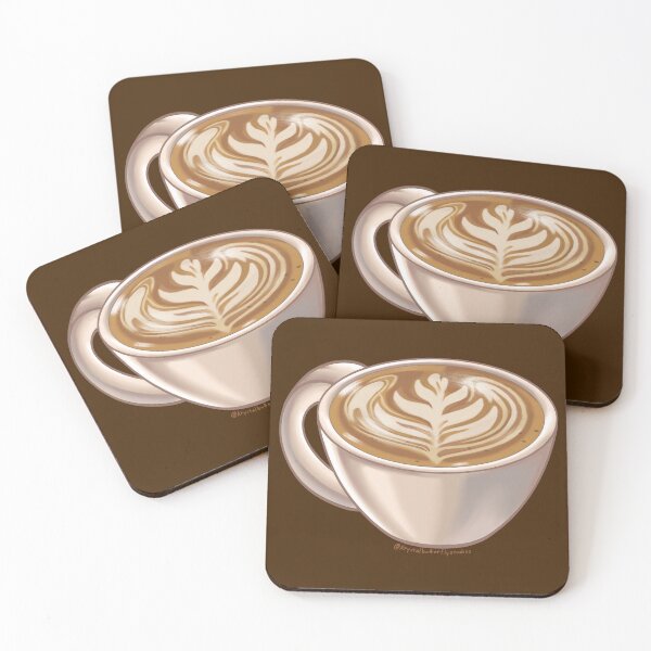 Item preview, Hot Cappuccino Latte Art Coffee designed and sold by KrystalBStudios.