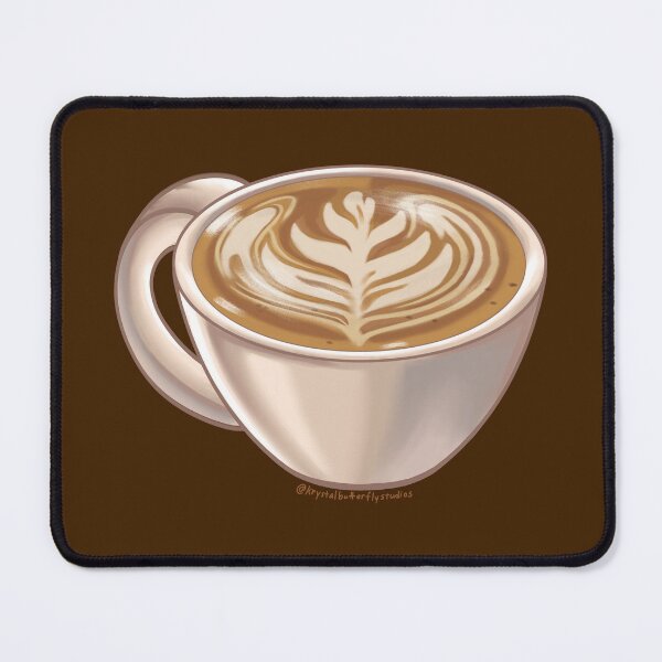 Item preview, Hot Cappuccino Latte Art Coffee designed and sold by KrystalBStudios.