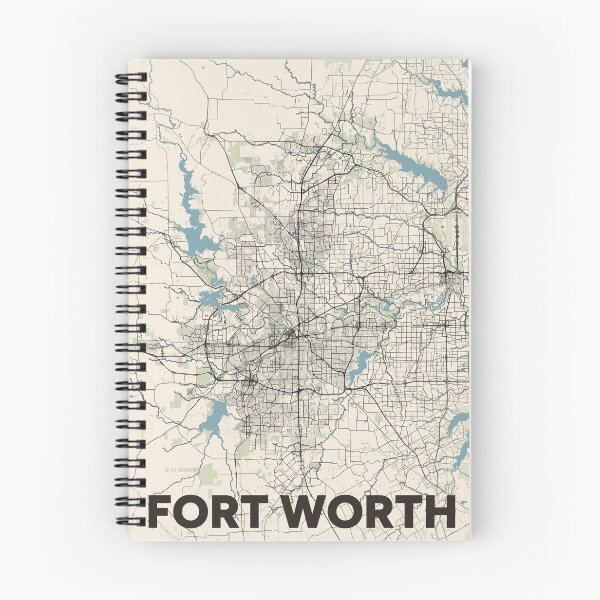 Item preview, Fort Worth Map designed and sold by MapsNerd.