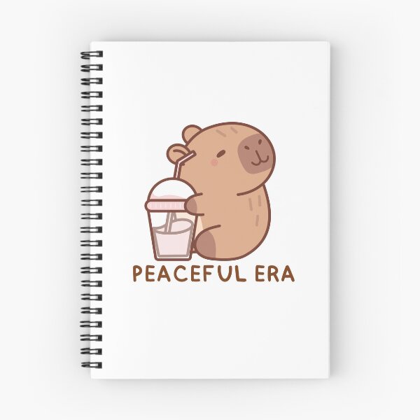 Item preview, Peaceful Era Capybara Cute Meme designed and sold by swytzahraa.