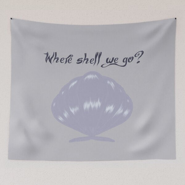 Item preview, “Where shell we go?” Shell Design designed and sold by mrandmrscoconut.