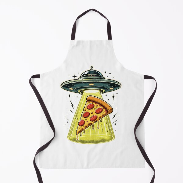 Item preview, UFO Abducting Pizza Slice designed and sold by Talisman Design.