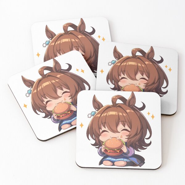 Item preview, Agnes Tachyon Uma Musume Pretty Derby Chibi Burger Break designed and sold by earlobejerk.