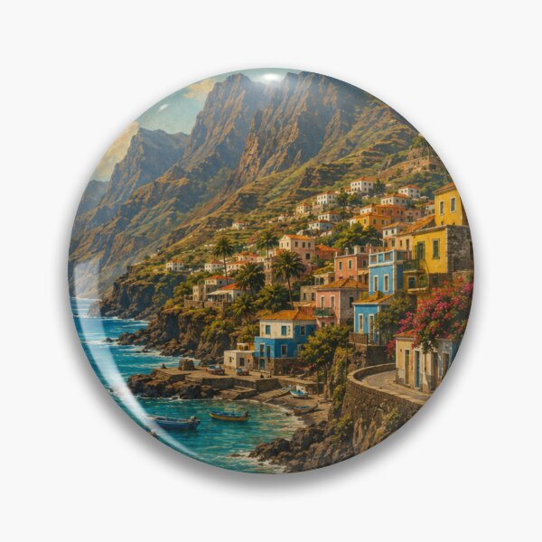 Item preview, Cape Verde Ponta do Sol Vintage Travel Poster – Santo Antão Island Coastal Wall Art designed and sold by ElartedeNoel.