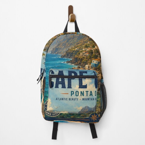 Item preview, Cape Verde Ponta do Sol Vintage Travel Poster – Santo Antão Island Coastal Wall Art designed and sold by ElartedeNoel.