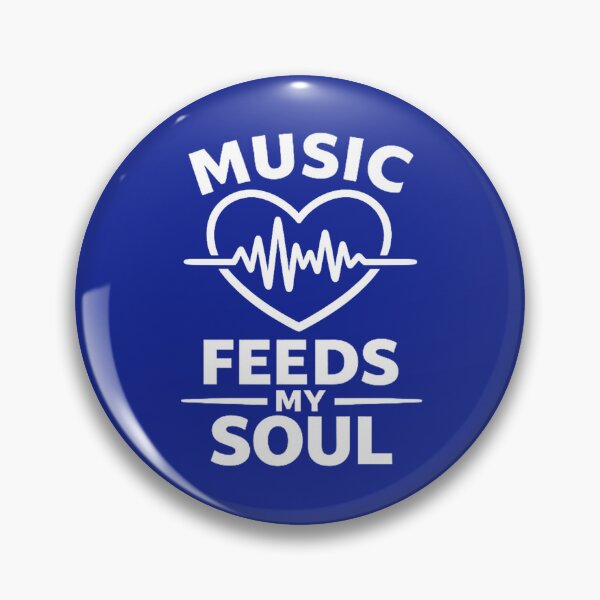 Item preview, Music Feeds My Soul. White Typography Design | Music Lover Heartbeat Graphic designed and sold by DesignHouse07.