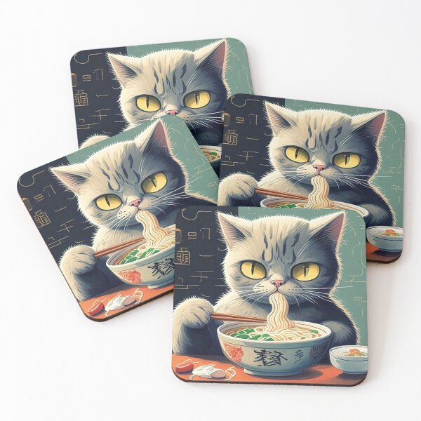 Item preview, Ramen Kitty designed and sold by CuriousEcho.