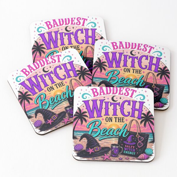 Item preview, Baddest Witch On The Beach designed and sold by Custom Sparkle Shop.