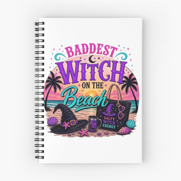 Item preview, Baddest Witch On The Beach designed and sold by Custom Sparkle Shop.