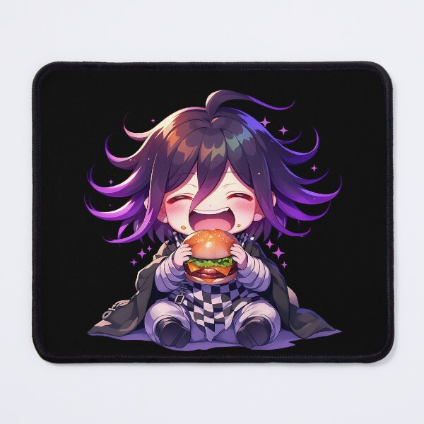 Item preview, Anime Kokichi Ouma Danganronpa Chibi Kawaii Burger Purple Mischievous Anime Charm designed and sold by earlobejerk.