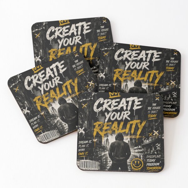 Item preview, Create Your Reality Urban Poster designed and sold by TrendGage.