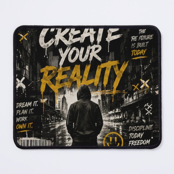 Item preview, Create Your Reality Urban Poster designed and sold by TrendGage.
