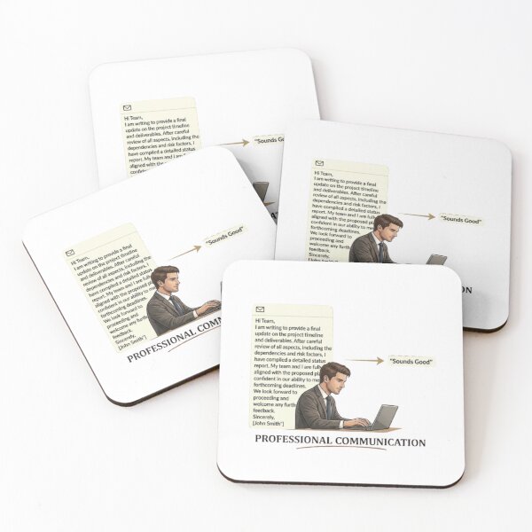 Item preview, Sounds Good Corporate Email Meme Funny Office Humor designed and sold by Northern Glow Art.