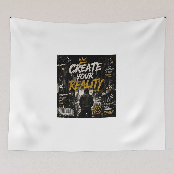 Item preview, Create Your Reality Urban Poster designed and sold by TrendGage.