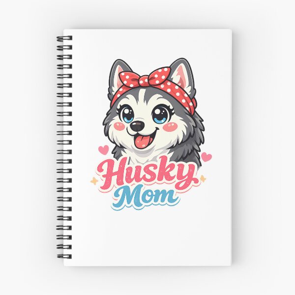 Item preview, Cute Husky Mom With Heart Accents designed and sold by Presshue.