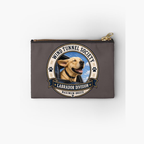 Item preview, Wind Tunnel Society - Labrador Division - Maximum Breeze / Funny Labrador Dog Badge Logo  designed and sold by Halejo68.