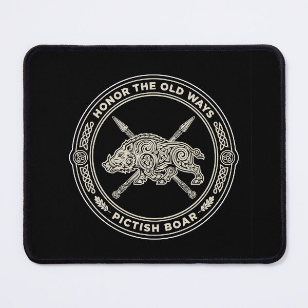 Item preview, Honor the Old Ways: Pictish Boar designed and sold by InkRebelia.