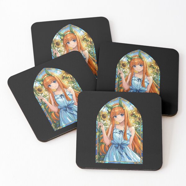Item preview, Silence Suzuka Uma Musume Sunflower Stained Glass designed and sold by mildaclairmo.