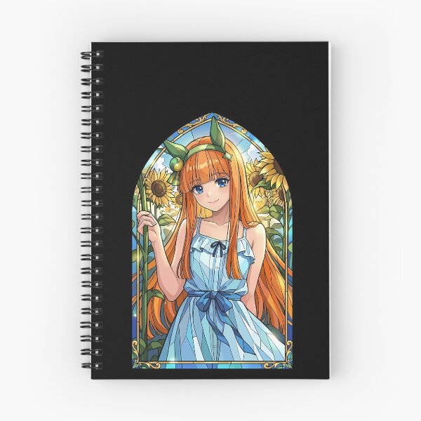Item preview, Silence Suzuka Uma Musume Sunflower Stained Glass designed and sold by mildaclairmo.