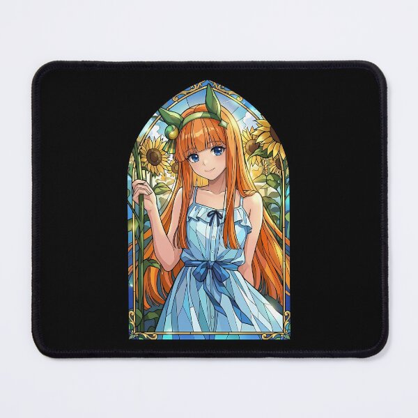 Item preview, Silence Suzuka Uma Musume Sunflower Stained Glass designed and sold by mildaclairmo.