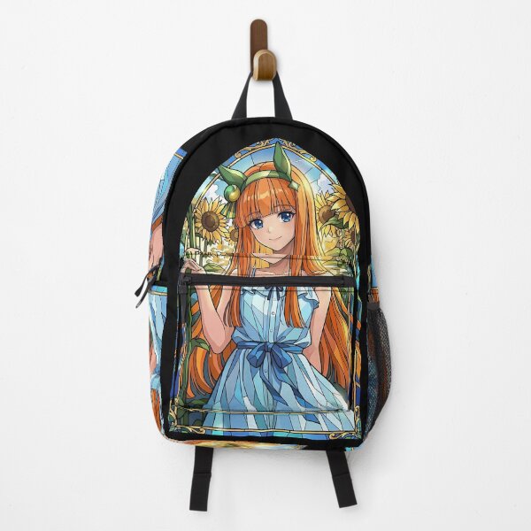 Artikelvorschau, Stille Suzuka Uma Musume Sonnenblumen-Buntglas entworfen und verkauft von mildaclairmo.
