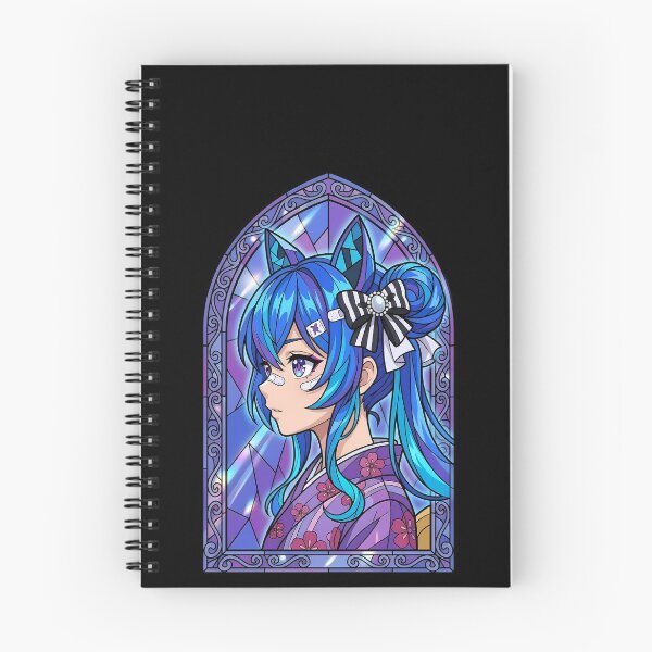 Item preview, Twin Turbo Uma Musume Purple Stained Glass Side Glance designed and sold by mildaclairmo.