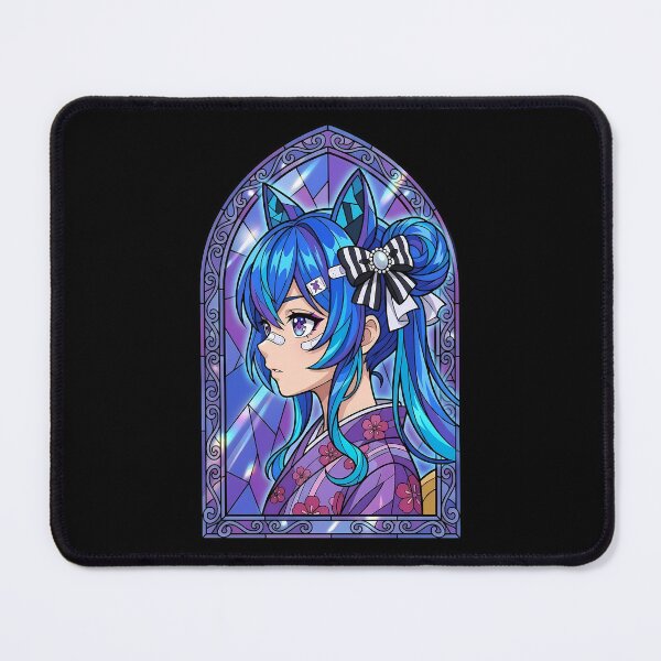 Item preview, Twin Turbo Uma Musume Purple Stained Glass Side Glance designed and sold by mildaclairmo.