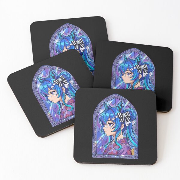 Item preview, Twin Turbo Uma Musume Purple Stained Glass Side Glance designed and sold by mildaclairmo.
