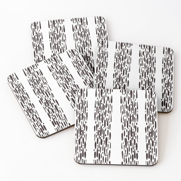 Item preview, Black and white stripes w texture designed and sold by Emendi.